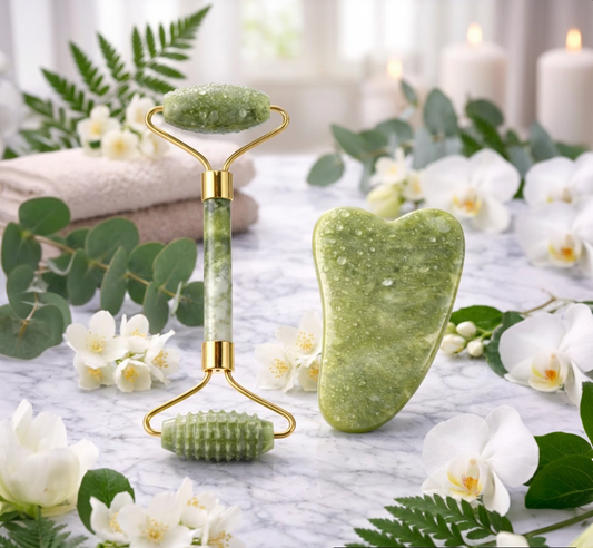 Pack JadeGlow (Gua sha + Jade Roller) đź’š